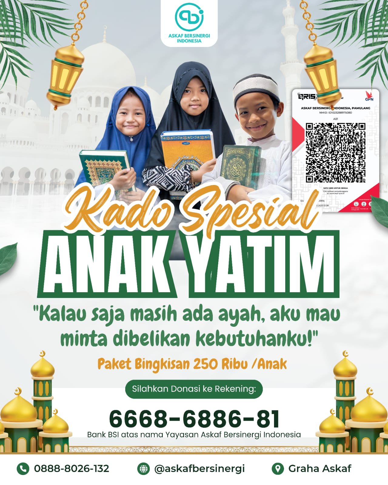 Kado Kebahagian Untuk Yatim & Dhuafa